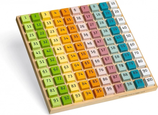 Bigjigs Toys ξύλινο αριθμητικό πλαίσιο 1–100 FSC