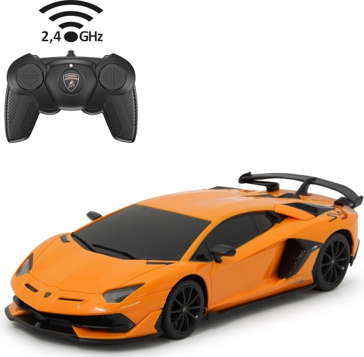 Jamara Lamborghini Aventador SVJ τηλεκατευθυνόμενο αυτοκίνητο RC 1:24 πορτοκαλί 2,4 GHz - 1 τεμάχιο