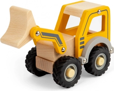 Ξύλινος εκσκαφέας για παιδιά Bigjigs Toys