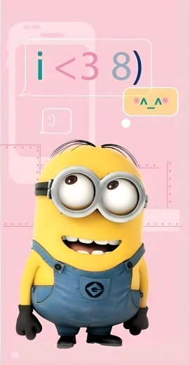 Παιδική βαμβακερή πετσέτα μπάνιου Minions ροζ 70 × 140 cm