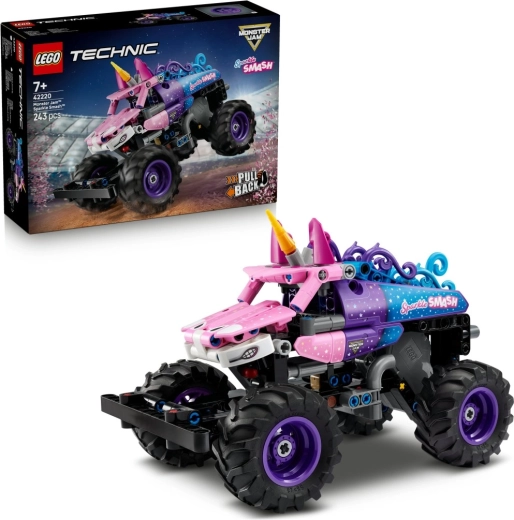 LEGO Technic Monster Jam Sparkle Smash με κινητήρα οπισθοκίνησης (pull-back)