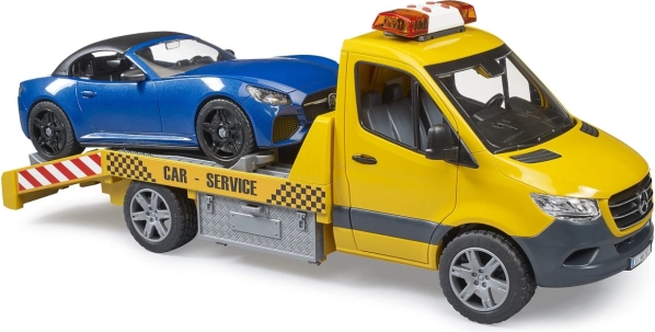 Bruder ρυμουλκό Mercedes‑Benz Sprinter με σπορ αυτοκίνητο