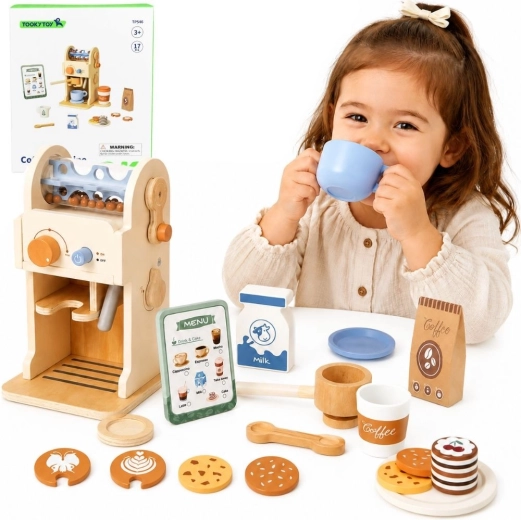Ξύλινη καφετιέρα Barista TOOKY TOY