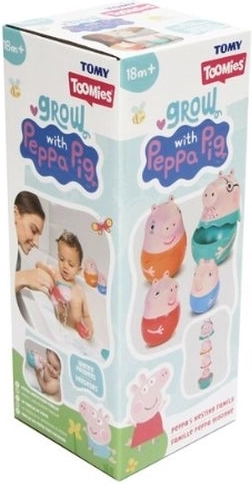 Tomy ματριόσκα Peppa Pig – η οικογένεια της Πέππα για το μπάνιο