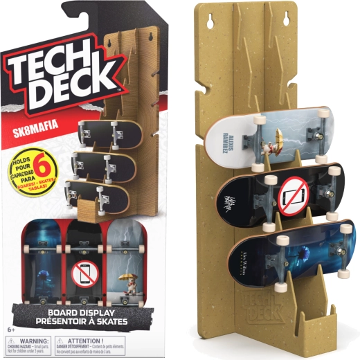 Tech Deck Sk8Mafia βάση προβολής για fingerboard με 3 σανίδες - 3 τεμ.