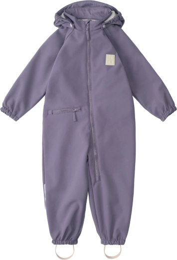 Ολόσωμη φόρμα softshell Leokid lilac echo μτθ. 98 (3–4 ετών)