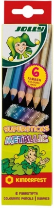 Ξυλομπογιές Supersticks Metallic