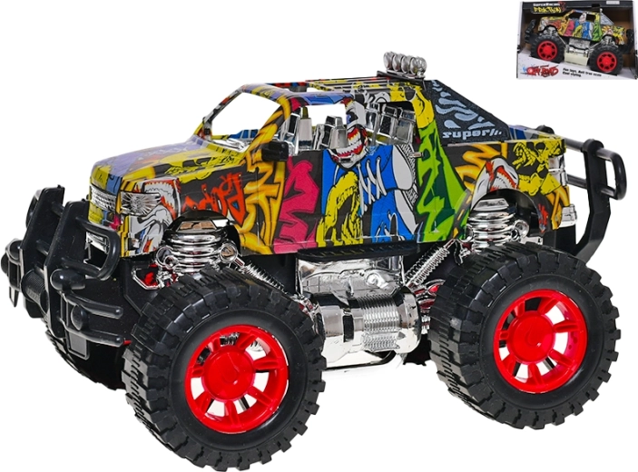 Αυτοκίνητο off-road με σχέδιο γκράφιτι 24 cm με αδρανειακό μηχανισμό
