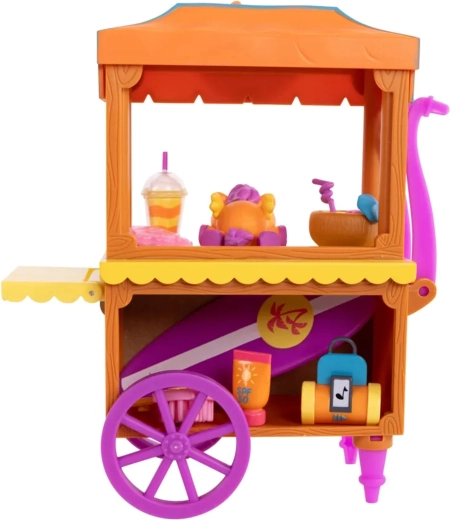 Καρότσι πώλησης Surf & Snacks με ρόδες