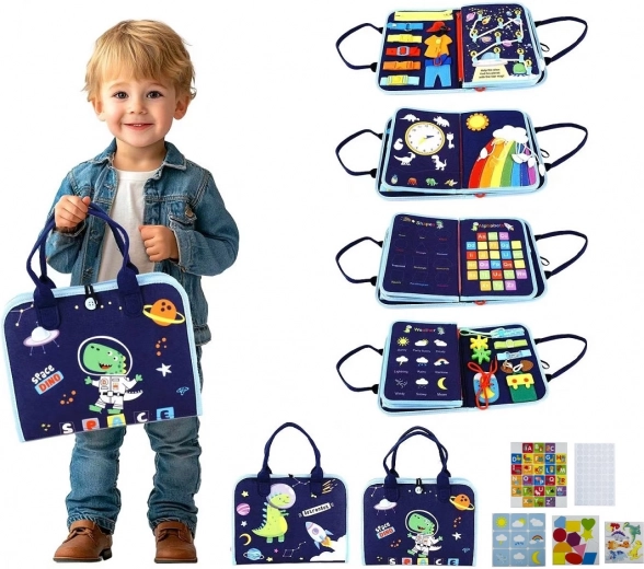 Αισθητηριακό busy book διάστημα 2Kids Toys