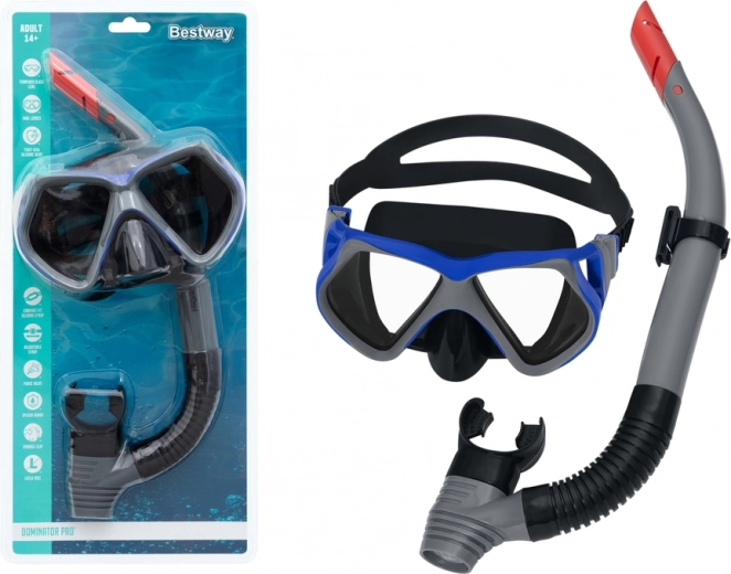 Σετ για αναπνευστήρα BESTWAY – μάσκα και αναπνευστήρας – Μαύρο