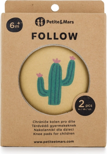 Petite&Mars ελαστικές επιγονατίδες μπουσουλήματος Follow Intense Ochre