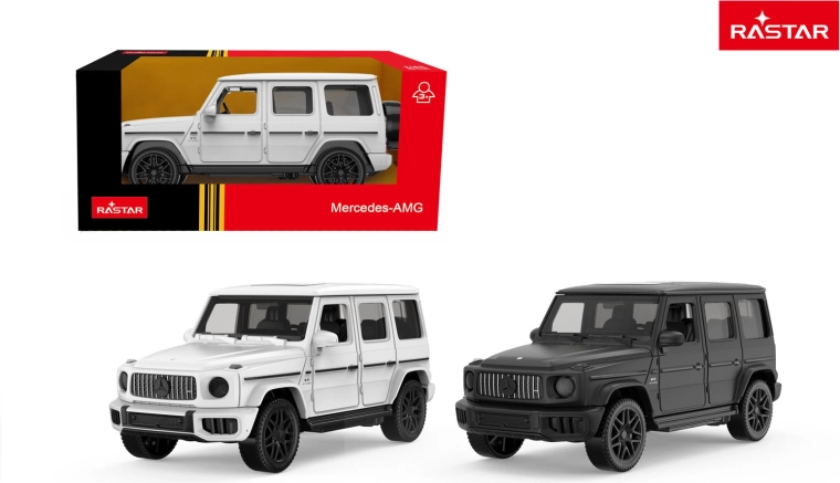 Μεταλλικό μοντέλο αυτοκινήτου Rastar Mercedes AMG G63 λευκό 1:43