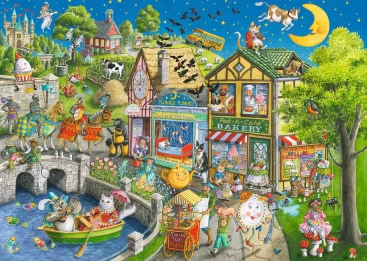 Παζλ Mother Gooseville 1000 κομμάτια από τη Ravensburger