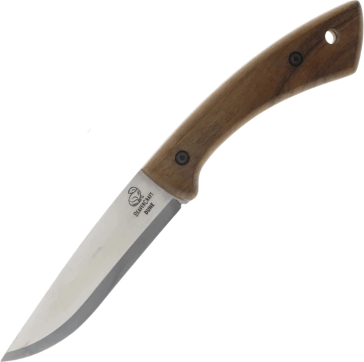 Beavercraft BSH1 Bushcraft Dune μαχαίρι με λαβή από καρυδιά και δερμάτινη θήκη