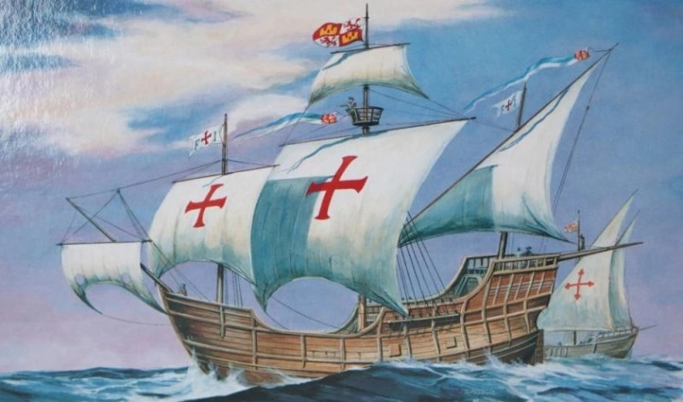 Μοντέλο πλοίου Santa Maria 1:270