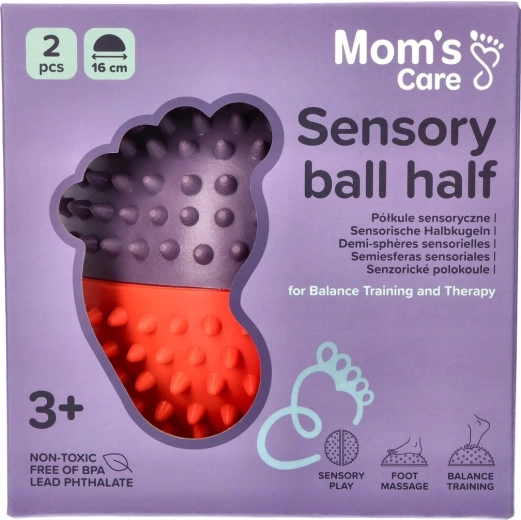MOMS CARE Αισθητηριακά ημισφαίρια ροζ και μοβ - 2 τεμ.