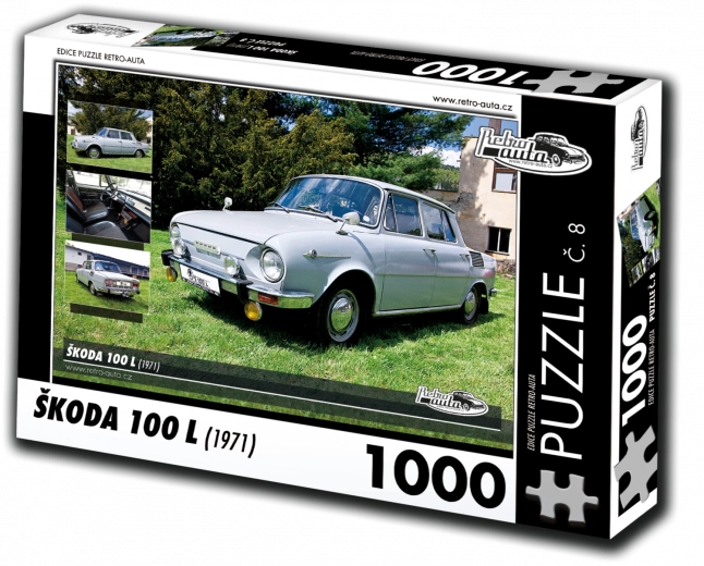 Ρετρό αυτοκίνητα παζλ Škoda 100 L 1000 κομμάτια