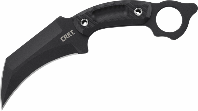 CRKT Du Hoc Black μαχητικό μαχαίρι karambit 12,9 cm με θήκη
