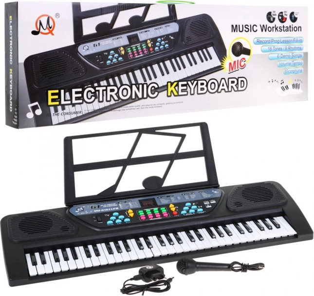 Παιδικό keyboard με εκπαιδευτική λειτουργία 5+, μικρόφωνο και εγγραφή