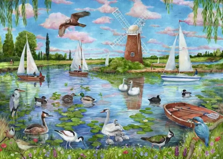 Ravensburger παζλ Tajemství života v Anglii 1000 κομμάτια