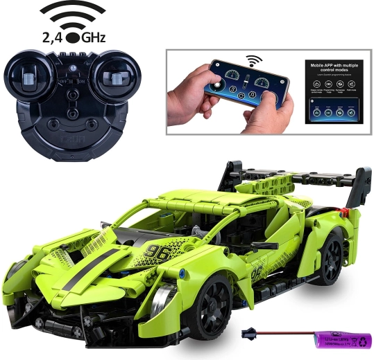 CaDA Phantom Ghost RC αγωνιστικό αυτοκίνητο για κατασκευή, 1:14, πράσινο