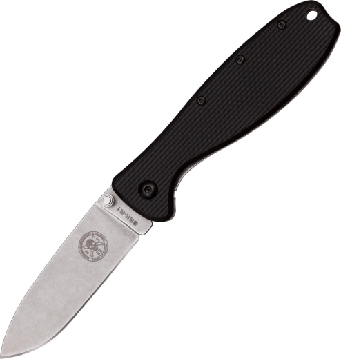 ESEE Zancudo μαύρο πτυσσόμενο μαχαίρι τσέπης 7,7 cm, stonewash, FRN