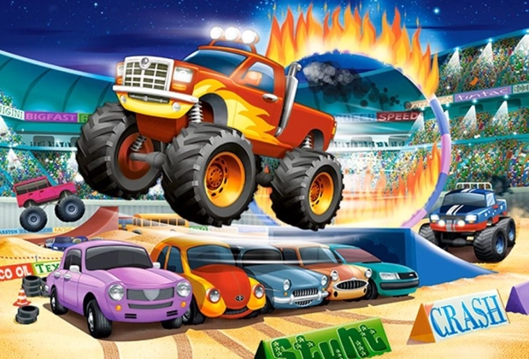Παζλ 40 maxi Jumping Monster Truck