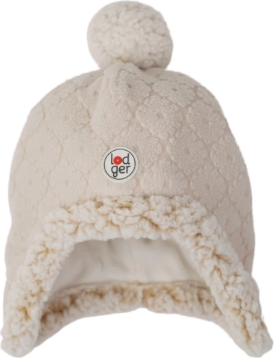 Fleecová čepice Lodger Hatter Folklore Fleece Birch (3–6 μηνών) - 1 τεμάχιο