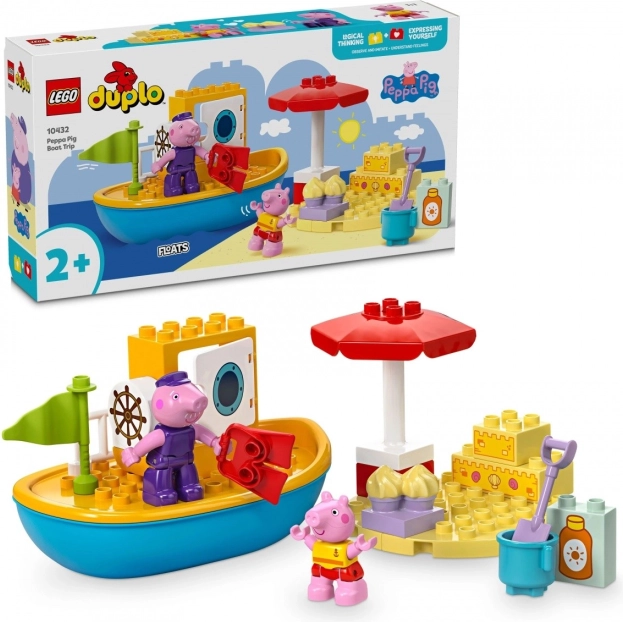 LEGO® DUPLO® 10432 Γουρουνάκι Peppa και εκδρομή με βάρκα