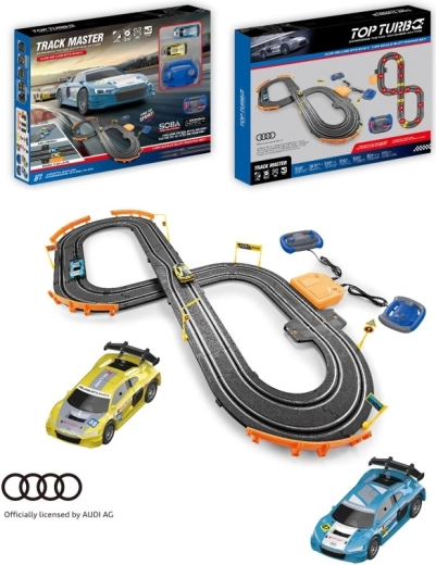 Πίστα αυτοκινήτων Audi με μπαταρίες 97 × 66 cm