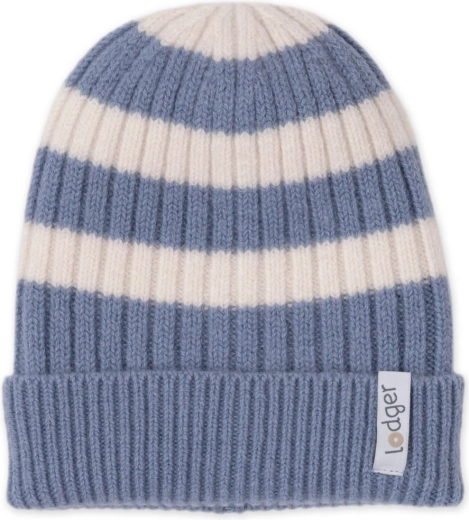 LODGER Σκούφος Stripe Merino Stone 1–2 ετών