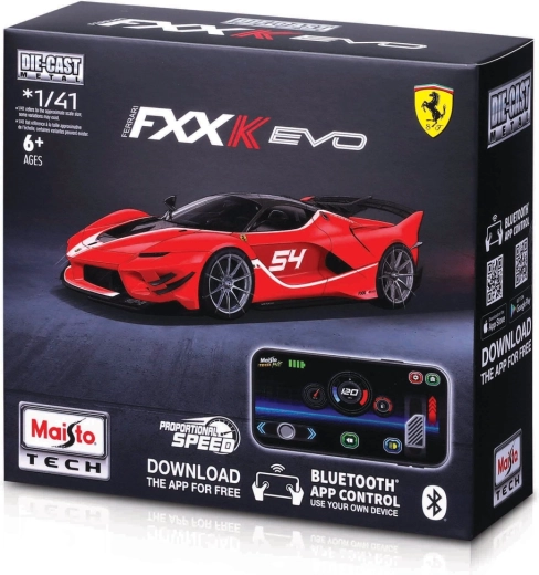 Maisto RC Ferrari FXX-K EVO κόκκινο 1:41 με φώτα