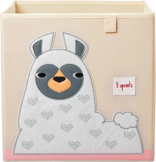 3 Sprouts κουτί αποθήκευσης Llama white