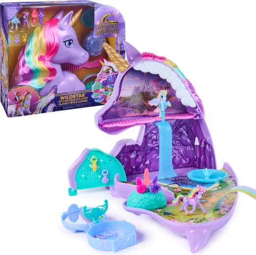 Unicorn Academy Wildstar – κεφάλι για χτένισμα και σετ παιχνιδιού 2 σε 1