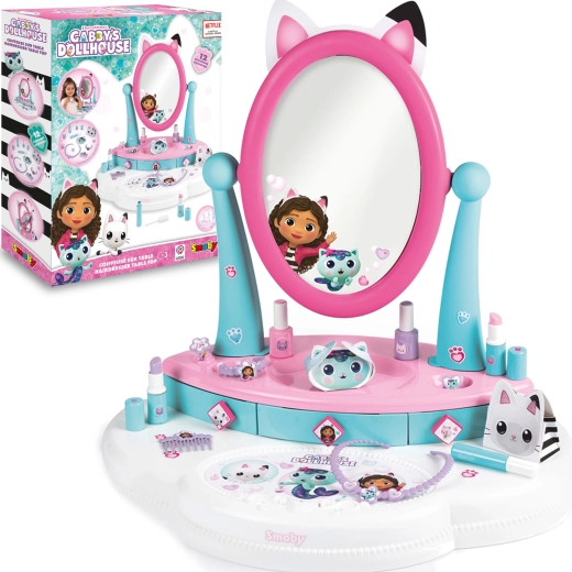 Παιδικό μπουντουάρ Smoby Gabby’s Dollhouse με 12 αξεσουάρ