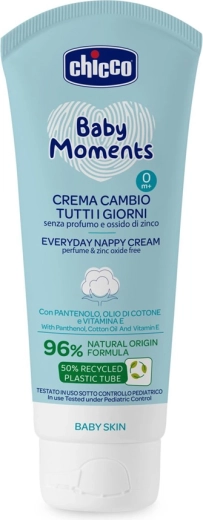 Chicco κρέμα για παιδικά οπίσθια Baby Moments 100 ml