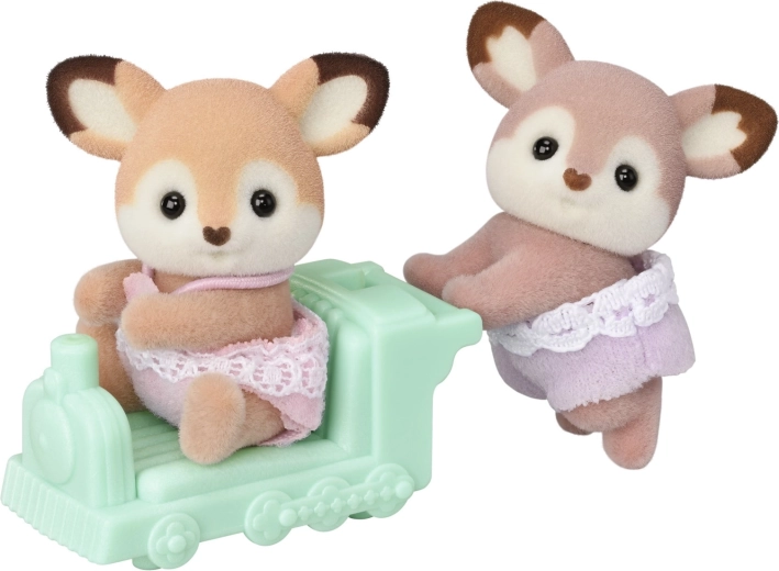 Δίδυμα ελαφάκια με τρενάκι SYLVANIAN FAMILIES