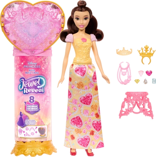 Πριγκίπισσα Disney Jewel Reveal Belle με αξεσουάρ