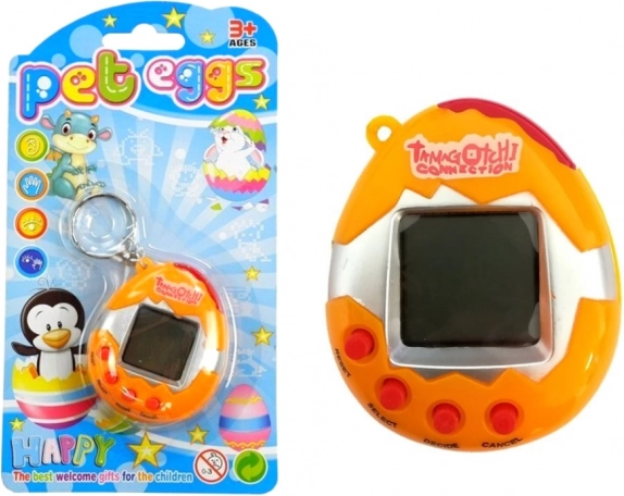 Tamagotchi σε αυγό – ηλεκτρονικό ζωάκι, πορτοκαλί