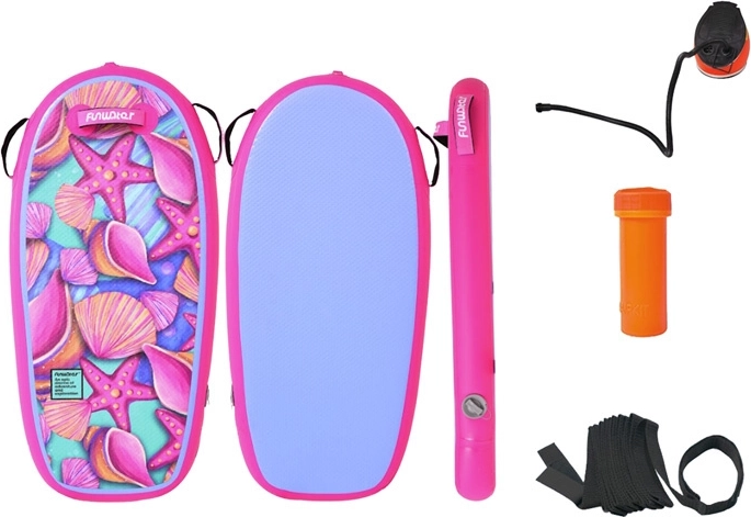 Φουσκωτό bodyboard FunWater 110 cm – ροζ