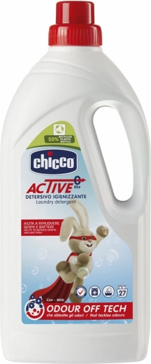 Chicco τζελ πλυσίματος Active 1,5 l για μωρά (27 πλύσεις)