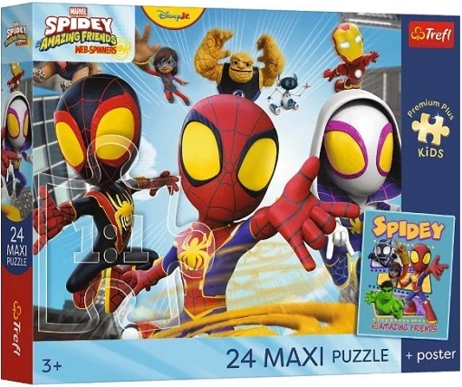Πάζλ maxi 24 κομμάτια Premium Plus Kids Spidey και οι εκπληκτικοί του φίλοι