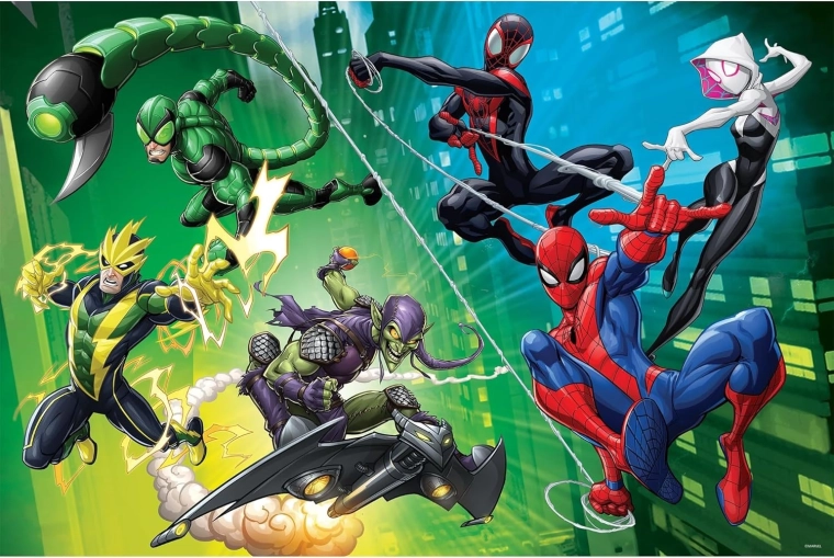 Παζλ Spiderman: Στον ιστό της αράχνης 300 κομμάτια
