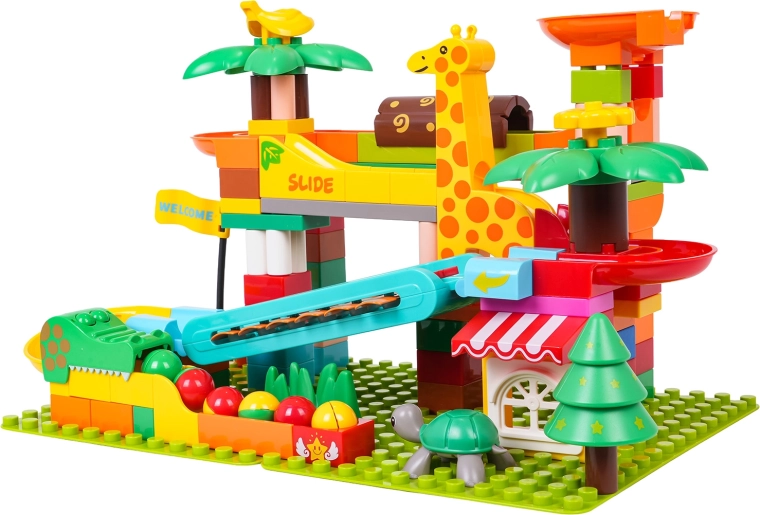 Δημιουργική διαδρομή μπίλιας σε θέμα σαφάρι