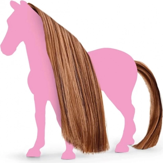 Schleich Horse Club αξεσουάρ για άλογα – καφέ χαίτη και ουρά