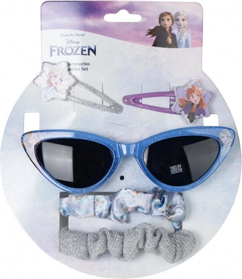 Σετ γυαλιά ηλίου, κλιπ, λαστιχάκια Frozen