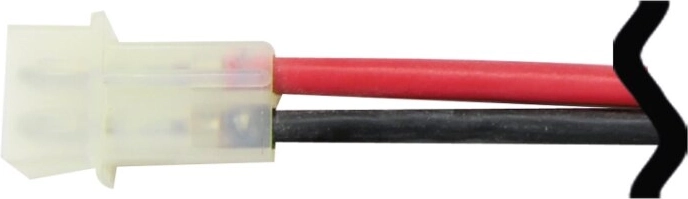 Καλώδιο σύνδεσης σιλικόνης με βύσμα AMP 1,5 mm², 18 cm