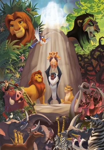 Παζλ CLEMENTONI Lion King 1000 κομμάτια
