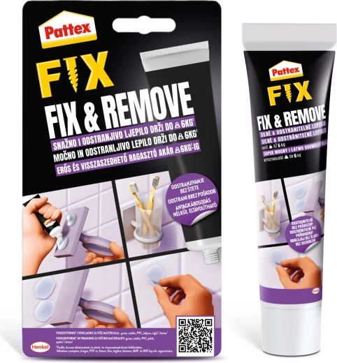 Pattex Fix & Remove αφαιρούμενη υγρή κόλλα 44 g